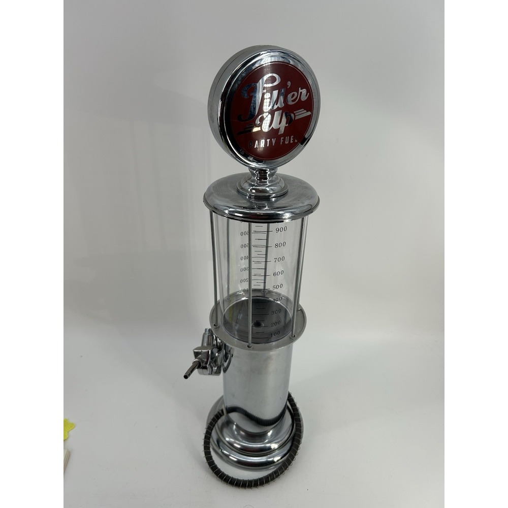 Fill'Er Up High Octane Novelty Alcohol Dispenser 19" Tall Gas Pump